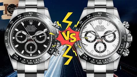 daytona quadrante nero o bianco|CONFRONTO il Rolex Daytona Bianco e Nero – TOC.